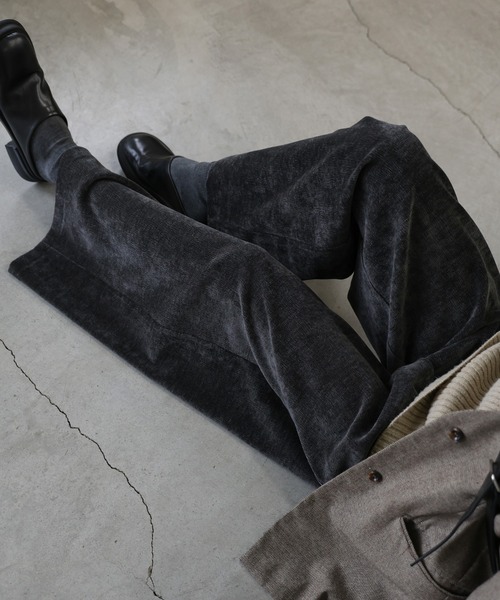 select MOCA（セレクトモカ）の「ベロアイージーパンツ（その他パンツ・レディース・チャコールグレー/アイボリー・LARGE/MEDIUM）」の17枚目の写真