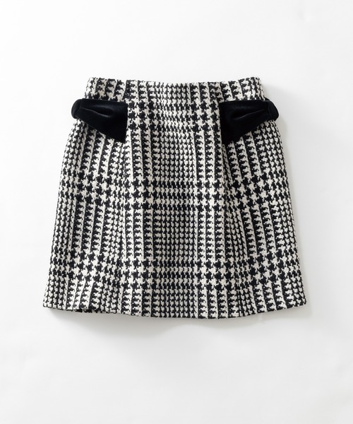 【セール】ﾘﾎﾞﾝﾓﾁｰﾌﾐﾆｽｶｰﾄ（スカート）｜UNIVERVAL MUSE（ユニバーバル ミューズ）