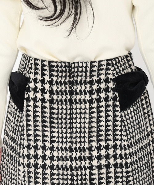 【セール】ﾘﾎﾞﾝﾓﾁｰﾌﾐﾆｽｶｰﾄ（スカート）｜UNIVERVAL MUSE（ユニバーバル ミューズ）