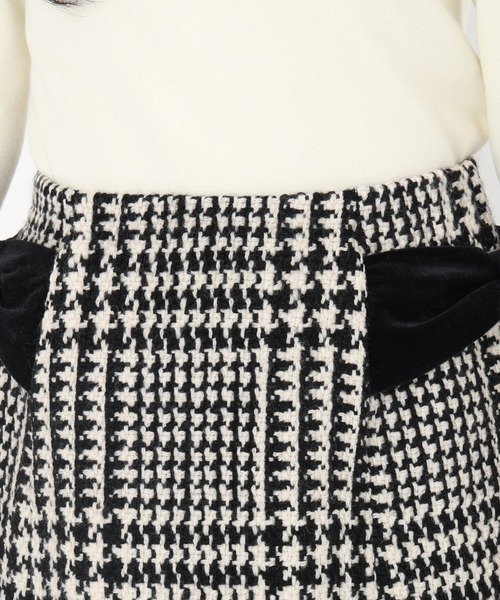 【セール】ﾘﾎﾞﾝﾓﾁｰﾌﾐﾆｽｶｰﾄ（スカート）｜UNIVERVAL MUSE（ユニバーバル ミューズ）