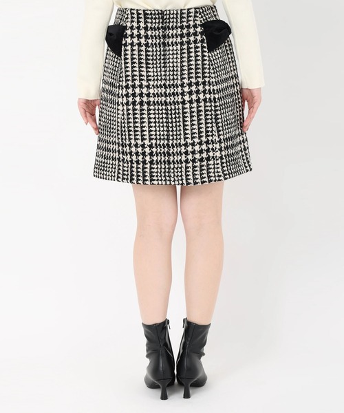 【セール】ﾘﾎﾞﾝﾓﾁｰﾌﾐﾆｽｶｰﾄ（スカート）｜UNIVERVAL MUSE（ユニバーバル ミューズ）