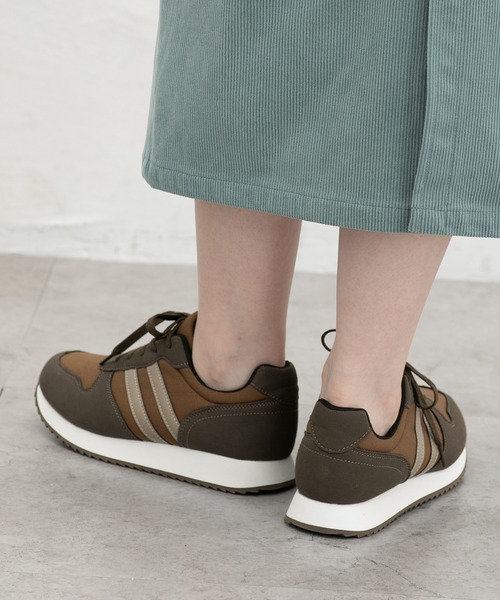 抗菌・消臭・抗ウイルス】快適ラインスニーカー（スニーカー）｜Honeys