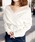 JULIA BOUTIQUE�i�W�����A�u�e�B�b�N�j�́u���[�X�h�b�L���O�j�b�g�g�b�v�X�i�j�b�g/�Z�[�^�[�j�v�b�z���C�g