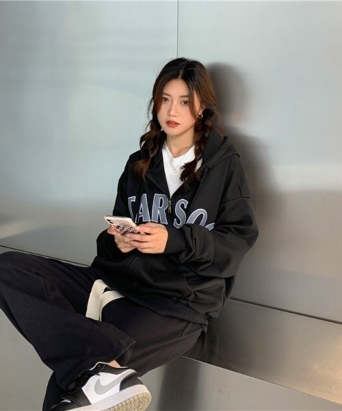 美品　BLUEBLUESAPPOROCLOCKTOWER パーカーsize 3 TSUKUBA-SHOP【筑波大学公式グッズ.】 / かぶりパーカー