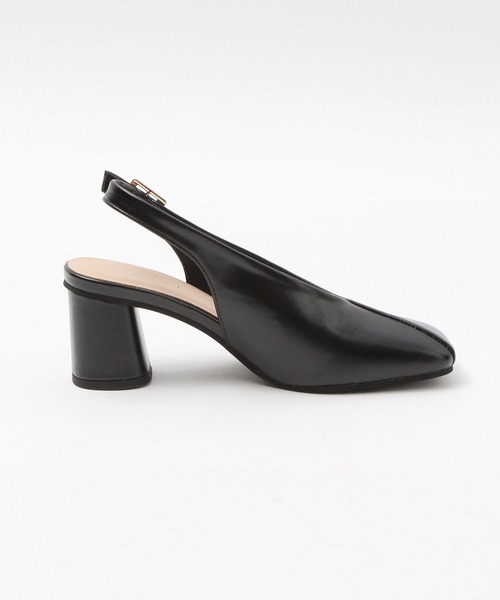 LEPSIM（レプシィム）の「スクエアトゥヒールパンプス 284571