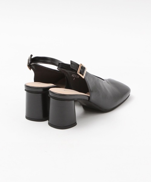 LEPSIM（レプシィム）の「スクエアトゥヒールパンプス　284571（パンプス・レディース・ブラック/ブロンズ・MEDIUM/LARGE）」の6枚目の写真