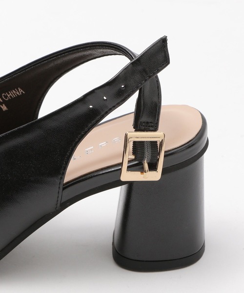 LEPSIM（レプシィム）の「スクエアトゥヒールパンプス　284571（パンプス・レディース・ブラック/ブロンズ・MEDIUM/LARGE）」の9枚目の写真