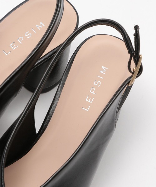 LEPSIM（レプシィム）の「スクエアトゥヒールパンプス　284571（パンプス・レディース・ブラック/ブロンズ・MEDIUM/LARGE）」の11枚目の写真