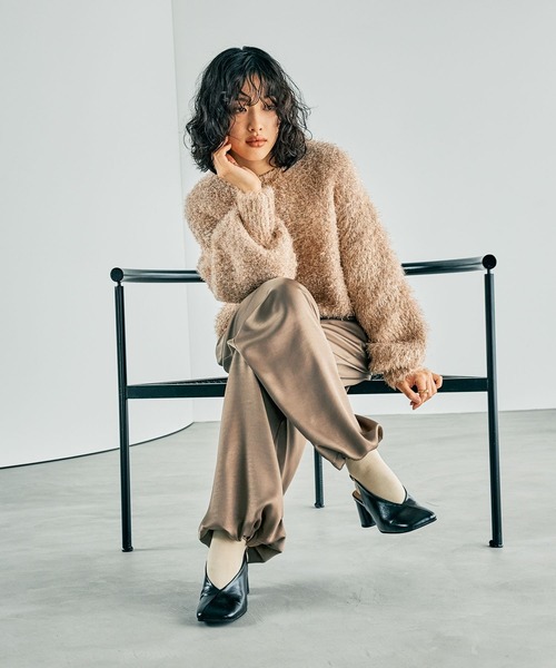 LEPSIM（レプシィム）の「スクエアトゥヒールパンプス　284571（パンプス・レディース・ブラック/ブロンズ・MEDIUM/LARGE）」の18枚目の写真