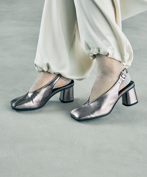 LEPSIM（レプシィム）の「スクエアトゥヒールパンプス　284571（パンプス・レディース・ブラック/ブロンズ・MEDIUM/LARGE）」の21枚目の写真