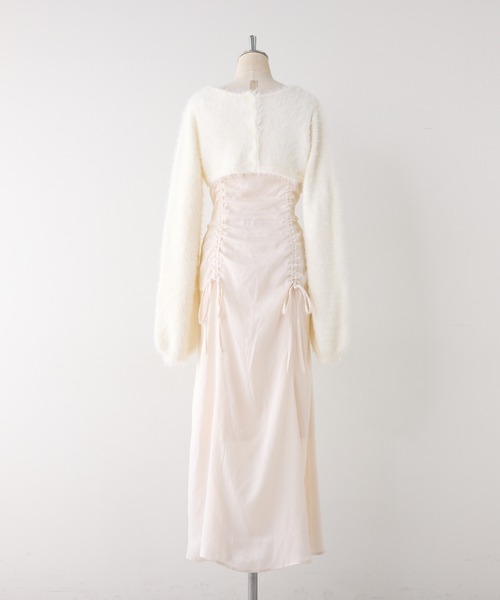 one after another NICE CLAUP(ワンアフターアナザーナイスクラップ)の「アンサンブルワンピース(ワンピース・レディース・モカ/ブラック/アイボリー・FREE)」の4枚目の写真