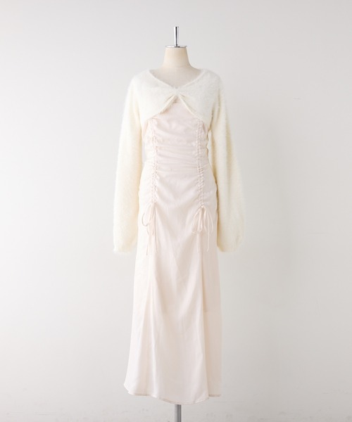 one after another NICE CLAUP(ワンアフターアナザーナイスクラップ)の「アンサンブルワンピース(ワンピース・レディース・モカ/ブラック/アイボリー・FREE)」の5枚目の写真