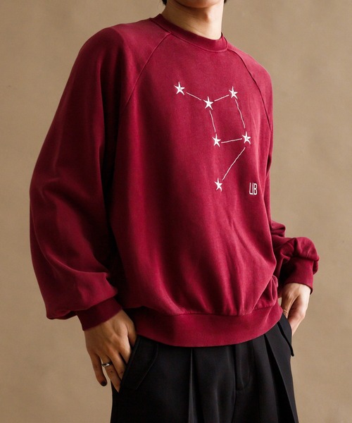 epnok（エプノック）の「【EPNK】Silver star pigment sweat / シルバースターピグメントスウェット（スウェット・メンズ・ボルドー/ブラック・MEDIUM/SMALL/LARGE）」の21枚目の写真