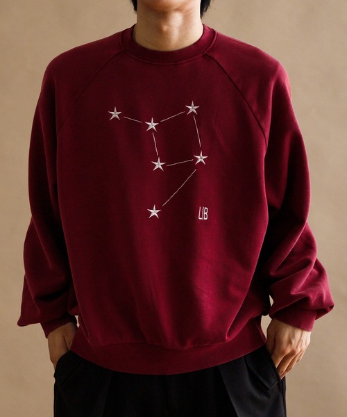 epnok（エプノック）の「【EPNK】Silver star pigment sweat / シルバースターピグメントスウェット（スウェット・メンズ・ボルドー/ブラック・MEDIUM/SMALL/LARGE）」の18枚目の写真