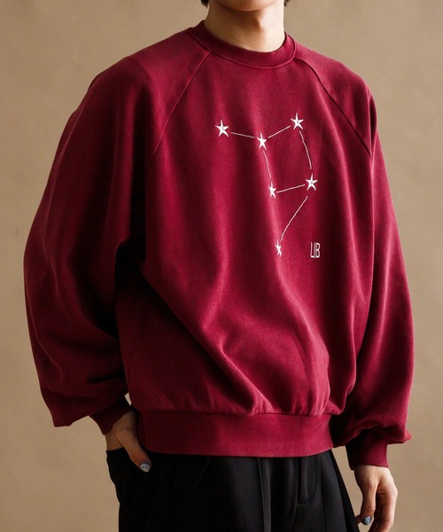epnok（エプノック）の「【EPNK】Silver star pigment sweat / シルバースターピグメントスウェット（スウェット・メンズ・ボルドー/ブラック・MEDIUM/SMALL/LARGE）」の19枚目の写真