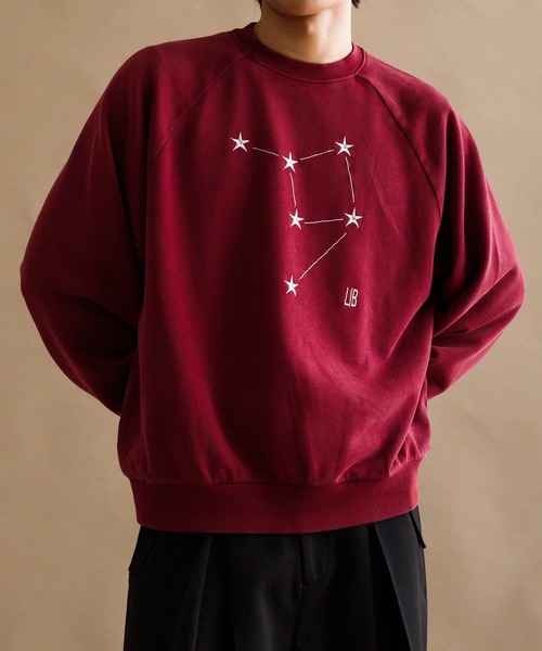 epnok（エプノック）の「【EPNK】Silver star pigment sweat / シルバースターピグメントスウェット（スウェット・メンズ・ボルドー/ブラック・MEDIUM/SMALL/LARGE）」の20枚目の写真