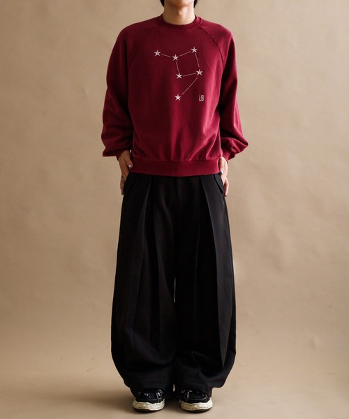 epnok（エプノック）の「【EPNK】Silver star pigment sweat / シルバースターピグメントスウェット（スウェット・メンズ・ボルドー/ブラック・MEDIUM/SMALL/LARGE）」の22枚目の写真