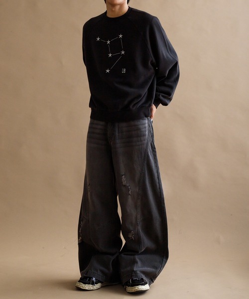epnok（エプノック）の「【EPNK】Silver star pigment sweat / シルバースターピグメントスウェット（スウェット・メンズ・ボルドー/ブラック・MEDIUM/SMALL/LARGE）」の15枚目の写真