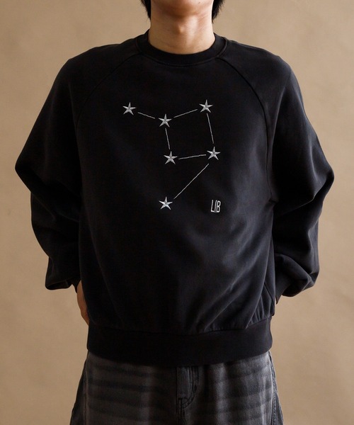 epnok（エプノック）の「【EPNK】Silver star pigment sweat / シルバースターピグメントスウェット（スウェット・メンズ・ボルドー/ブラック・MEDIUM/SMALL/LARGE）」の11枚目の写真