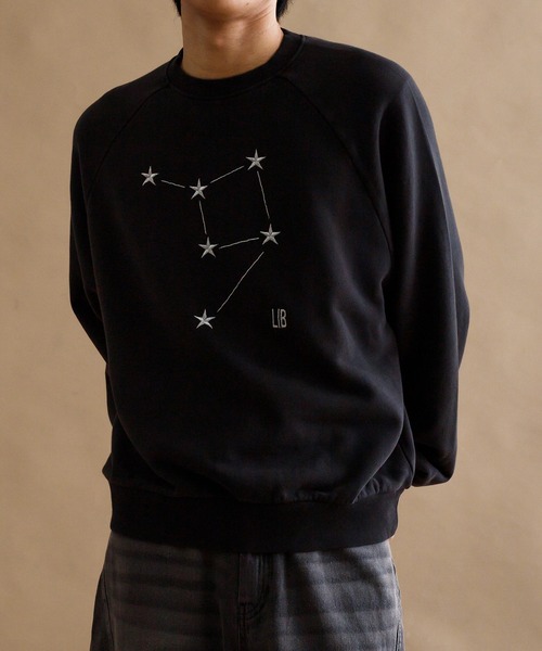 epnok（エプノック）の「【EPNK】Silver star pigment sweat / シルバースターピグメントスウェット（スウェット・メンズ・ボルドー/ブラック・MEDIUM/SMALL/LARGE）」の7枚目の写真