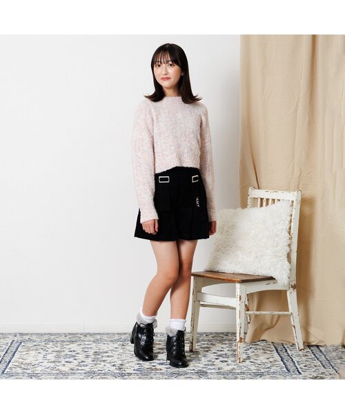 algy(アルジー)の「ロゴシシュウミックスニット(ニット/セーター・キッズ・サックスブルー/ピンク・XX-SMALL/X-SMALL/MEDIUM/SMALL)」の9枚目の写真