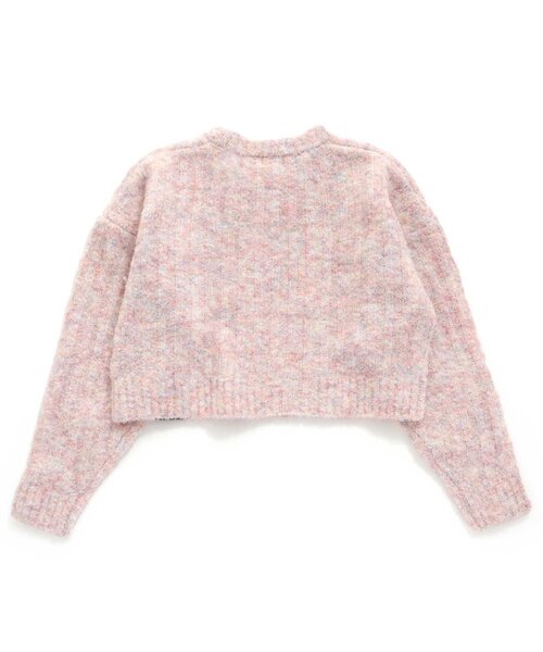 algy(アルジー)の「ロゴシシュウミックスニット(ニット/セーター・キッズ・サックスブルー/ピンク・XX-SMALL/X-SMALL/MEDIUM/SMALL)」の8枚目の写真