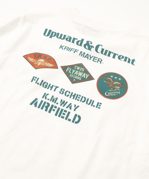 KRIFF MAYER Kid's Collection（クリフメイヤーキッズコレクション）の「【綿100％】楽LUCK-T（ミリタリー）（Tシャツ/カットソー・キッズ・チャコール/イエロー/ブルーグリーン/オフホワイト・160/150/170/140/130/120）」の9枚目の写真