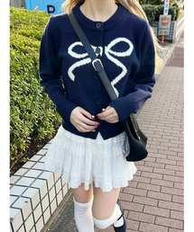 PHILLY | 【PHILLY】リボンジャガードカーディガン(カーディガン/ボレロ)