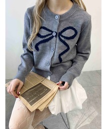 PHILLY | 【PHILLY】リボンジャガードカーディガン(カーディガン/ボレロ)