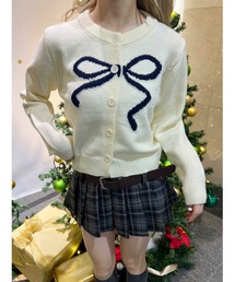 PHILLY | 【PHILLY】リボンジャガードカーディガン(カーディガン/ボレロ)