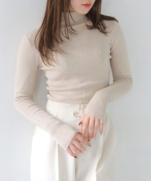 【HER CLOSET】ベーシックリブタートルネックニット BASIC RIB TURTLENECK KNIT