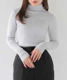 HER CLOSET | 【HER CLOSET】ベーシックリブタートルネックニット BASIC RIB TURTLENECK KNIT(ニット/セーター)