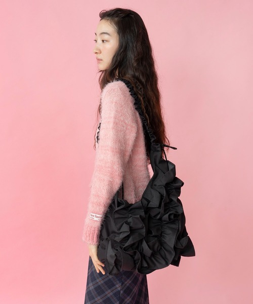 Casselini(キャセリーニ)ボリュームフリルビッグショルダー