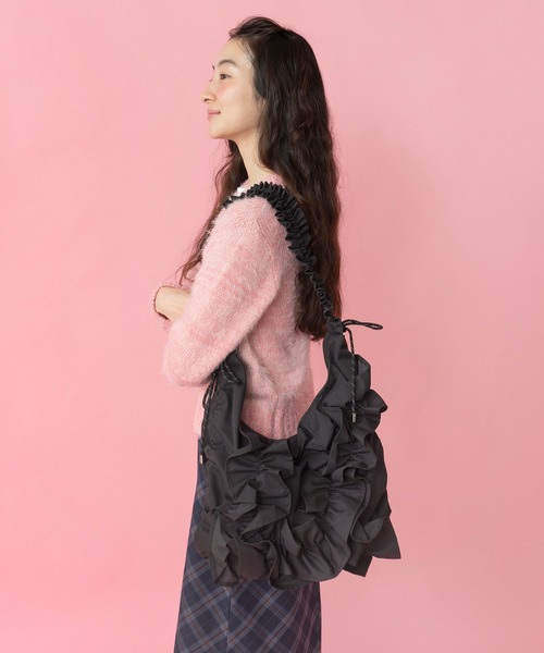 Casselini(キャセリーニ)ボリュームフリルビッグショルダー