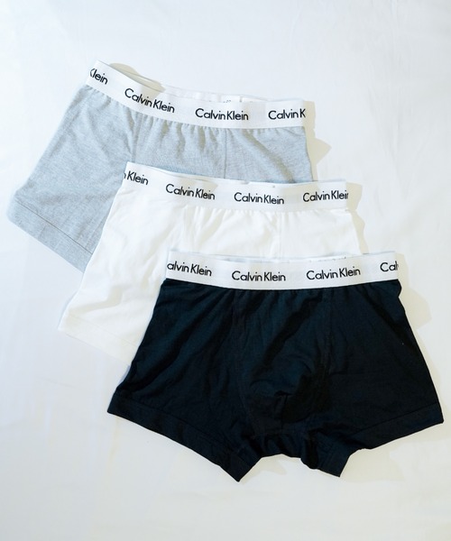 Calvin Klein Underwear（カルバンクラインアンダーウェア）の「【CALVIN KLEIN】 カルバンクライン コットン ストレッチ ボクサーパンツ 3枚パック（ボクサーパンツ・メンズ・マルチ・LARGE/MEDIUM/X-LARGE/SMALL）」の3枚目の写真