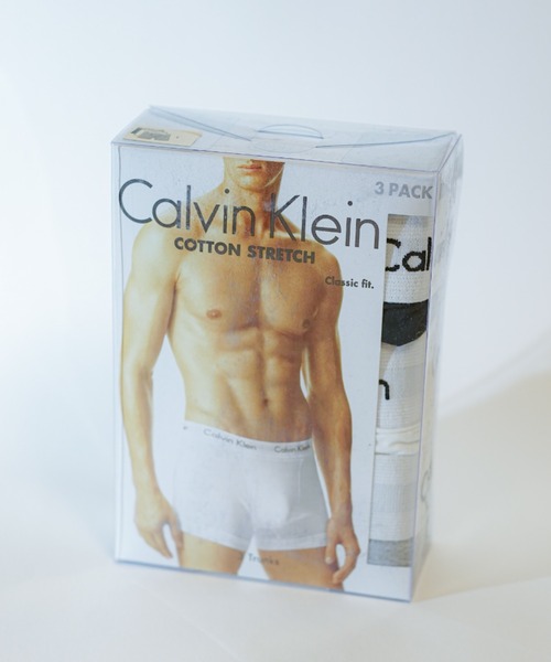 Calvin Klein Underwear（カルバンクラインアンダーウェア）の「【CALVIN KLEIN】 カルバンクライン コットン ストレッチ ボクサーパンツ 3枚パック（ボクサーパンツ・メンズ・マルチ・LARGE/MEDIUM/X-LARGE/SMALL）」の4枚目の写真