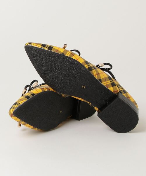YOSUKE(ヨースケ)の「@@ヨースケYOSUKEウィメンズflat ダブルリボンシューズ4450064(パンプス・レディース・ブラック/ブラック×ブラック/イエロー系その他/アイボリー・M/L/LL/S)」の6枚目の写真