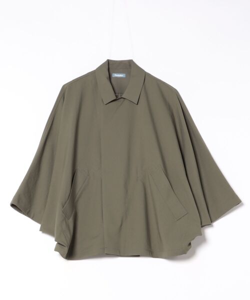 Plantation（プランテーション）の「ECOライト / ジャケット/ (O)（その他アウター・レディース・ブルー/カーキ・M size）」の2枚目の写真