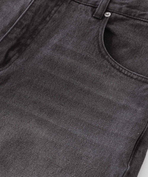 MDR（エムディアール）の「ヴィンテージ加工カーブシルエットデニムパンツ（デニムパンツ・メンズ・ブルー/ブラック・M/L）」の22枚目の写真
