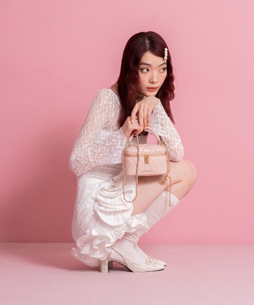 Arwen アルウェン キルトトップハンドルバニティバッグ（ショルダー