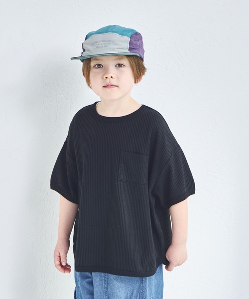 pairmanon(ペアマノン)の「【リンクコーデ】【ふんわりワッフル】バルーンシルエットTシャツ(Tシャツ/カットソー・キッズ・ブラウン系その他/ホワイト系その他/ライトベージュ/グリーン系その他/モカ/ブラック・110/130/90/120/150/100/140)」の16枚目の写真