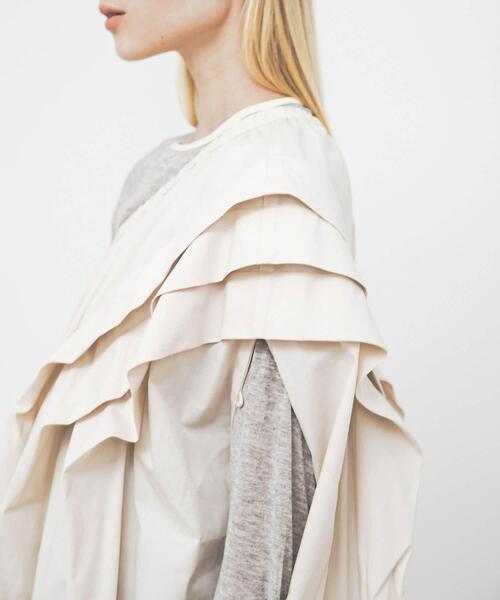 LAATO（ラート）の「free volume skirt（スカート・レディース・オフホワイト/ブラック・FREE）」の8枚目の写真