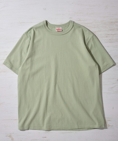 Healthknit（ヘルスニット）の「【Healthknit】TOMPKINS Jersey Crewneck S/S / トンプキン ジャージー クルーネックTシャツ（Tシャツ/カットソー・メンズ・ホワイト×ブラック/ブラック/カーキ/オフホワイト/ミント・MEDIUM/LARGE/X-LARGE）」の11枚目の写真