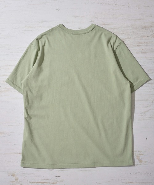 Healthknit（ヘルスニット）の「【Healthknit】TOMPKINS Jersey Crewneck S/S / トンプキン ジャージー クルーネックTシャツ（Tシャツ/カットソー・メンズ・ホワイト×ブラック/ブラック/カーキ/オフホワイト/ミント・MEDIUM/LARGE/X-LARGE）」の10枚目の写真