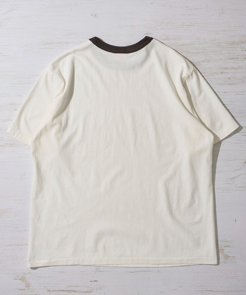 Healthknit（ヘルスニット）の「【Healthknit】TOMPKINS Jersey Crewneck S/S / トンプキン ジャージー クルーネックTシャツ（Tシャツ/カットソー・メンズ・ホワイト×ブラック/ブラック/カーキ/オフホワイト/ミント・MEDIUM/LARGE/X-LARGE）」の16枚目の写真