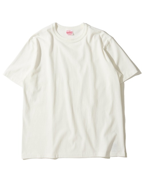 Healthknit(ヘルスニット)の「【Healthknit】TOMPKINS Jersey Crewneck S/S / トンプキン ジャージー クルーネックTシャツ(Tシャツ/カットソー・メンズ・ホワイト×ブラック/ブラック/カーキ/オフホワイト/ミント/ヘザーグレー/ネイビー・MEDIUM/LARGE/X-LARGE)」の12枚目の写真