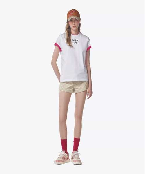 MCM(エムシーエム)の「ロゴ プリントTシャツ オーガニックコットン(Tシャツ/カットソー・メンズ・ホワイト・SMALL/MEDIUM)」の3枚目の写真