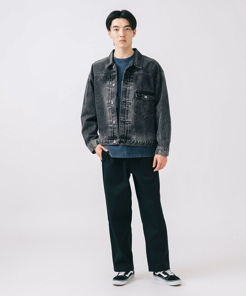 BEAMS HEART（ビームスハート）の「【3色展開】GMS ワーク イージーパンツ（チノパンツ・メンズ・ベージュ/ブラック/ダークグリーン・MEDIUM/LARGE/SMALL）」の4枚目の写真