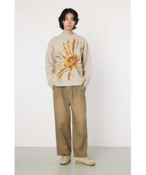 RODEO CROWNS WIDE BOWL(ロデオクラウンズワイドボウル)の「ビッグフラワーニット(ニット/セーター・メンズ・ブラック/グリーン/アイボリー・LARGE/MEDIUM)」の17枚目の写真