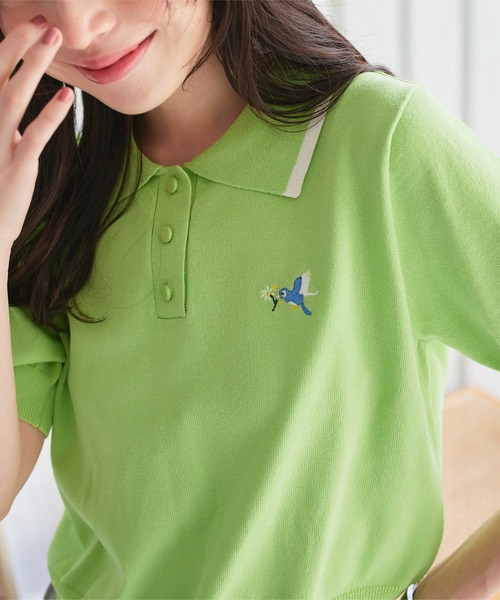 美品　TAGLIATORE ポロシャツ　ニット　青緑色 52(XL程度) 美品 TAGLIATORE ポロシャツ ニット 青緑色 52(XL程度) 美品